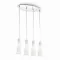Ideal Lux KUKY SP4 Clear króm függesztett lámpa (IDE-023038) E27  4 izzós IP20