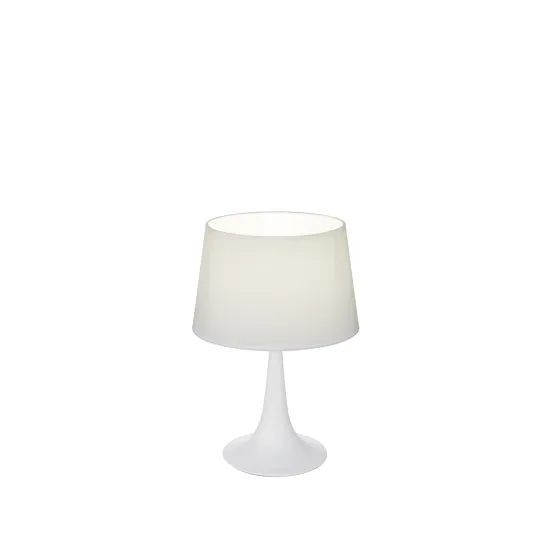 Ideal Lux LONDON TL1 SMALL BIANCO fehér asztali lámpa (IDE-110530) E27 1 izzós IP20 Ideal Lux LONDON TL1 SMALL BIANCO fehér asztali lámpa (IDE-110530) E27 1 izzós IP20