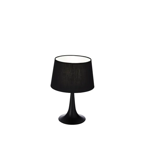 Ideal Lux LONDON TL1 SMALL NERO fekete asztali lámpa (IDE-110554) E27 1 izzós IP20 Ideal Lux LONDON TL1 SMALL NERO fekete asztali lámpa (IDE-110554) E27 1 izzós IP20