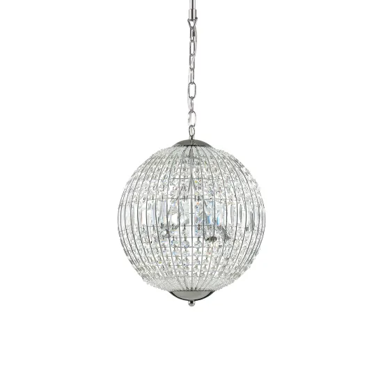 Ideal Lux LUXOR SP6 króm függesztett lámpa (IDE-092911) G9 6 izzós IP20