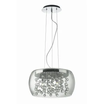 Ideal Lux AUDI-80 SP5 króm függesztett lámpa (IDE-031743) G9 5 izzós IP20