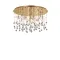 Ideal Lux MOONLIGHT PL12 ORO arany kristály mennyezeti lámpa (IDE-082783) G9 12 izzós IP20