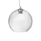 Ideal Lux NEMO CLEAR SP1 D40 króm függesztett lámpa (IDE-052816) E27 1 izzós IP20