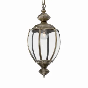 Ideal Lux NORMA SP1 BIG BRUNITO bronz függesztett lámpa (IDE-005911) E27  1 izzós IP20