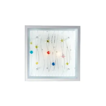 Ideal Lux OCEAN PL2 COLOR átlátszó mennyezeti lámpa (IDE-091006) E27 2 izzós IP20