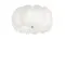 Ideal Lux OVALINO PL5 BIANCO króm mennyezeti lámpa (IDE-093963) E27 5 izzós IP20