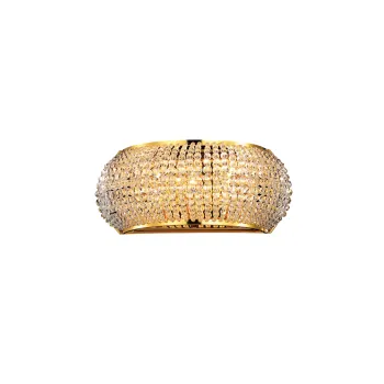 Ideal Lux PASHA' AP3 ORO arany kristály fali lámpa (IDE-082288) G9 3 izzós IP20