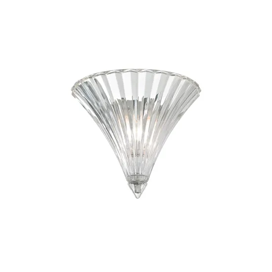 Ideal Lux SANTA AP1 SMALL TRASPARENTE króm fali lámpa (IDE-013060) E14 1 izzós IP20