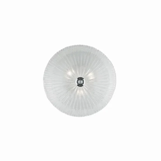 Ideal Lux SHELL PL3 króm mennyezeti lámpa (IDE-008608) E27  3 izzós IP20