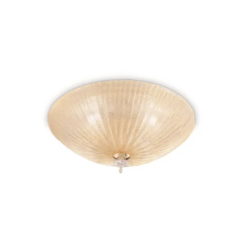 Ideal Lux SHELL PL6 AMBRA arany mennyezeti lámpa (IDE-140193) E27 6 izzós IP20