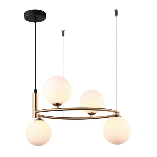 Italux Amily arany függesztett lámpa (IT-MDM-3974/4 BRO) G9 4 izzós IP20 Italux Amily arany függesztett lámpa (IT-MDM-3974/4 BRO) G9 4 izzós IP20