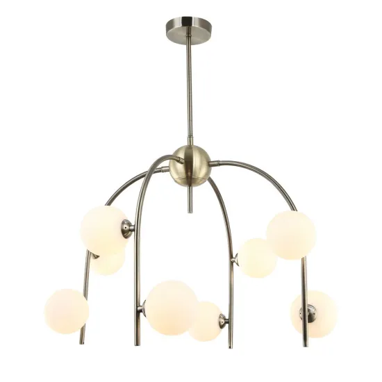 Italux Celine antik bronz Függesztett lámpa (IT-MDM-3800/8 AB+W) G9 8 izzós IP20