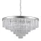 Italux Verdes ezüst kristály függesztett lámpa (IT-PND-44372-14A-SLVR-BRW) E14 14 izzós IP20