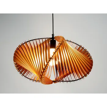 Lampalu Roll narancssárga függesztett lámpa (LAML-Roll) E27 1 izzós IP20