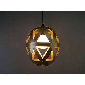 Lampalu Nut barna függesztett lámpa (LMAL-Nut) E27 1 izzós IP20