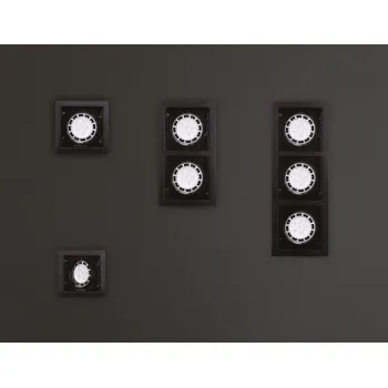 MAXlight MATRIX I fekete beépíthető spotlámpa (MAX-H0048) AR111 1 izzós IP20 MAXlight MATRIX I fekete beépíthető spotlámpa (MAX-H0048) AR111 1 izzós IP20