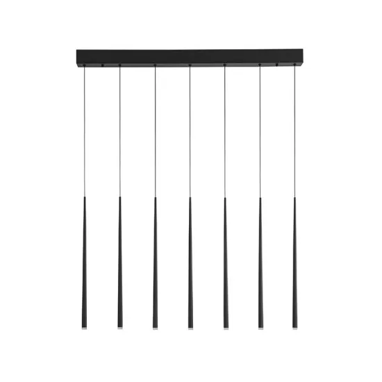 Nova Luce Giono fekete függesztett lámpa (NL-9601007) LED 7 izzós IP20