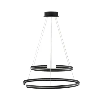 Nova Luce Torrente fekete függesztett lámpa (NL-9392012) LED 1 izzós IP20