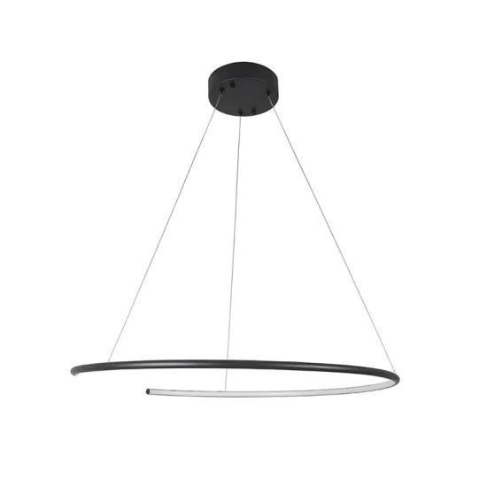 Nova Luce Breda fekete függesztett lámpa (NL-9010023) LED 1 izzós IP20