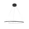 Nova Luce Breda fekete függesztett lámpa (NL-9010023) LED 1 izzós IP20