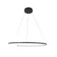 Nova Luce Breda fekete függesztett lámpa (NL-9010023) LED 1 izzós IP20