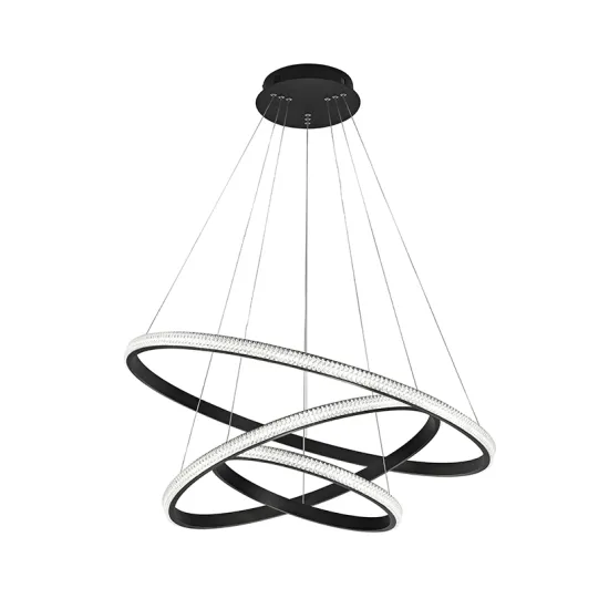 Nova Luce Nager fekete függesztett lámpa (NL-9481093) LED 1 izzós IP20