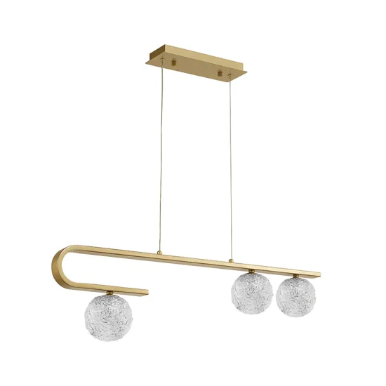 Nova Luce Mirano sárgaréz függesztett lámpa (NL-9960272) G9 3 izzós IP20 Nova Luce Mirano sárgaréz függesztett lámpa (NL-9960272) G9 3 izzós IP20