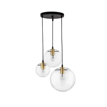 Nova Luce Mirale fekete függesztett lámpa (NL-9416933) E27 3 izzós IP20 Nova Luce Mirale fekete függesztett lámpa (NL-9416933) E27 3 izzós IP20
