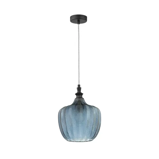 Nova Luce Loni fekete függesztett lámpa (NL-9191243) E27 1 izzós IP20