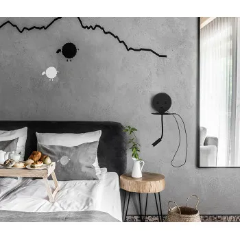 Nova Luce Eclip fekete LED spotlámpa (NL-9173282) LED 1 izzós IP20