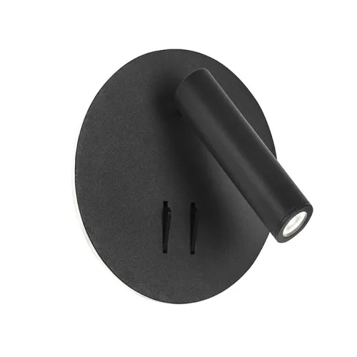 Nova Luce Penor fekete LED spotlámpa (NL-9081222) LED 1 izzós IP20