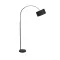 Nova Luce Sama fekete állólámpa (NL-9401652) E27 1 izzós IP20