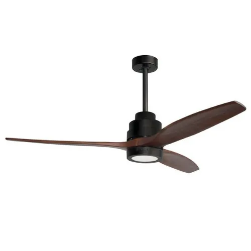 Nova Luce Sabal fekete LED mennyezeti ventilátor fényforrással (NL-5231401) LED 1 izzós IP20