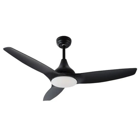 Nova Luce Samoa fekete LED mennyezeti ventilátor fényforrással (NL-5267302) LED 1 izzós IP20