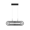 Nova Luce Arte fekete függesztett lámpa (NL-9110351) LED 1 izzós IP20