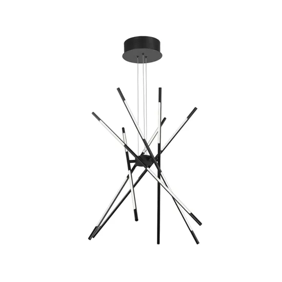 Nova Luce Raccio fekete függesztett lámpa (NL-9180783) LED 1 izzós IP20