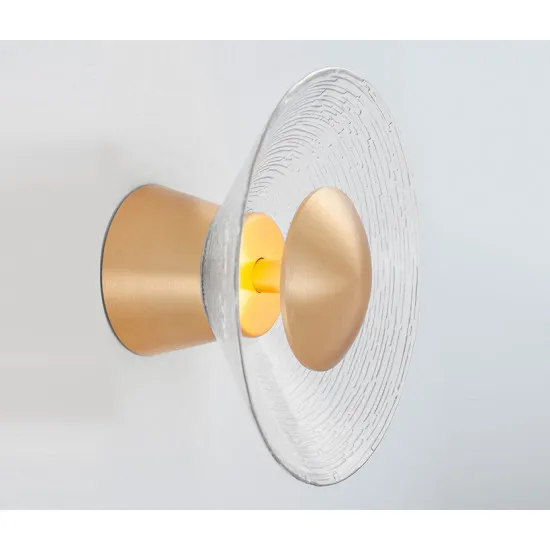 Nova Luce Esli sárgaréz fali lámpa (NL-9118528) LED 1 izzós IP20