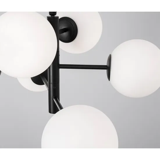 Nova Luce Impero fekete függesztett lámpa (NL-9100361) G9 6 izzós IP20 Nova Luce Impero fekete függesztett lámpa (NL-9100361) G9 6 izzós IP20