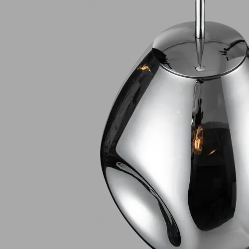 Nova Luce Lava ezüst függesztett lámpa (NL-9190402) E27 1 izzós IP20