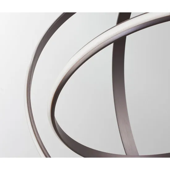 Nova Luce Pertone fekete LED függesztett lámpa (NL-9365013) LED 1 izzós IP20