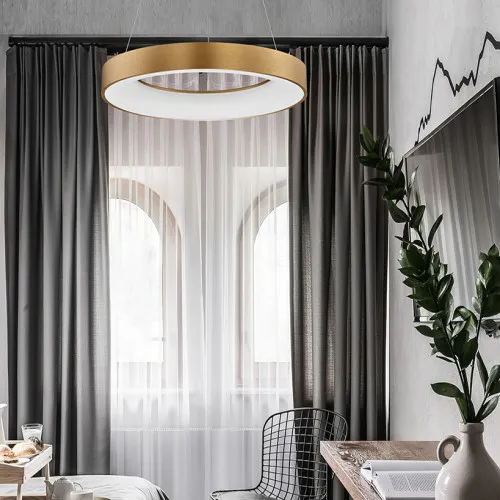 Nova Luce Rando Thin sárga függesztett lámpa (NL-9453454) LED 1 izzós IP20