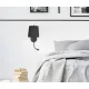 Nova Luce Sage fekete falikar (NL-9129330) E27+LED 1 izzós IP20 Nova Luce Sage fekete falikar (NL-9129330) E27+LED 1 izzós IP20