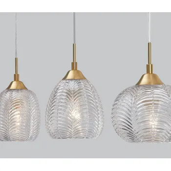 Nova Luce Vario sárga függesztett lámpa (NL-9191543) E27 3 izzós IP20