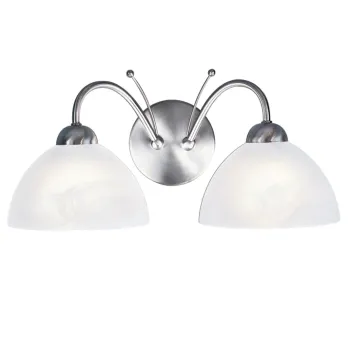 Searchlight MILANESE ezüst falikar (SL-1132-2SS) E14 2 izzós