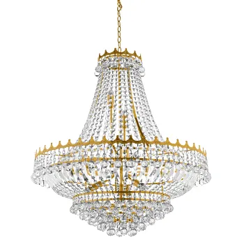 Searchlight VERSAILLES arany kristály csillár (SL-9112-82GO) E14 13 izzós