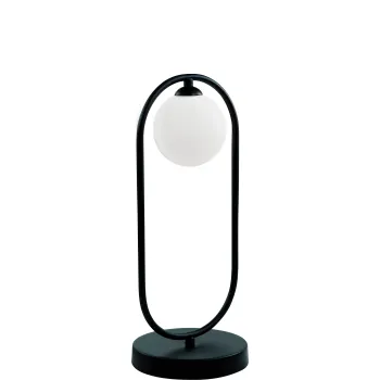 Viokef Fancy fekete asztali lámpa (VIO-4208800) G9 1 izzós IP20