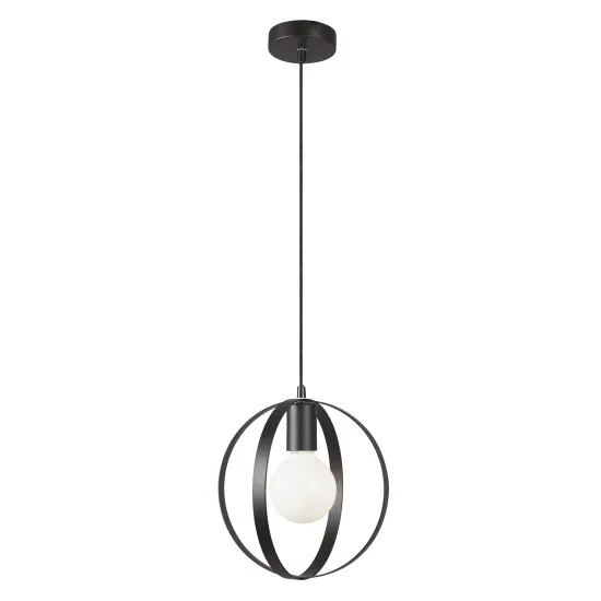 Viokef Malou fekete függesztett lámpa (VIO-4233700) E27 1 izzós IP20