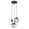 Viokef Malou fekete függesztett lámpa (VIO-4233800) E27 3 izzós IP20