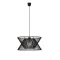 Viokef Argela fekete függesztett lámpa (VIO-4203700) E27 1 izzós IP20