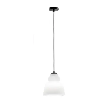 Viokef Texas fekete függesztett lámpa (VIO-3091400) E27 1 izzós IP20